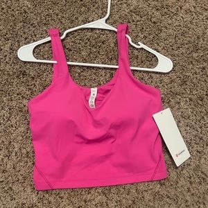 NEVER WORN BRAND NEW sonic pink lululemon align tank!
